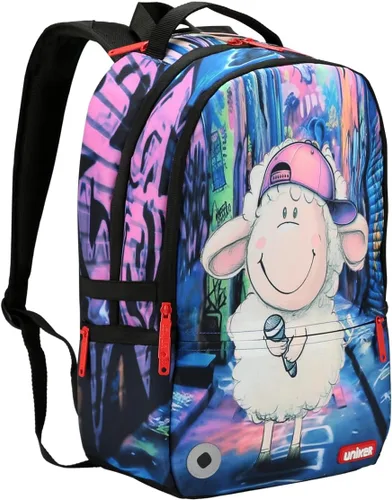 Miniatura 20 de Mochila de viaje para portátil, mochila de grafiti para el trabajo, mochila de diseñador para portátil de 15.6 pulgadas, bolsa resistente al agua