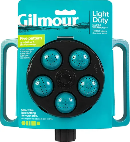 Miniatura 2 de Gilmour Rociador de puntos ajustable de 5 patrones, cabezal de aspersor de múltiples patrones para una cobertura específica en macizos de flores