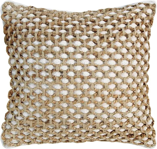 Miniatura 50 de Boho Living Jada Cojín Decorativo, Incluye Acento, Diseño Tejido Premium, Decoración de Sala de Estar, (1) Funda de Cojín de 20" x 20" con Relleno