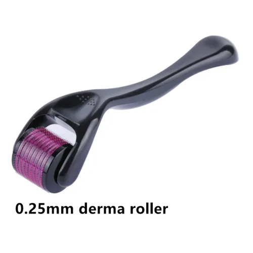 Miniatura 2 de Derma Roller 0.25mm para barba capilar, piel facial y cara, rodillo de titanio de 540 agujas, instrumento cosmético de belleza