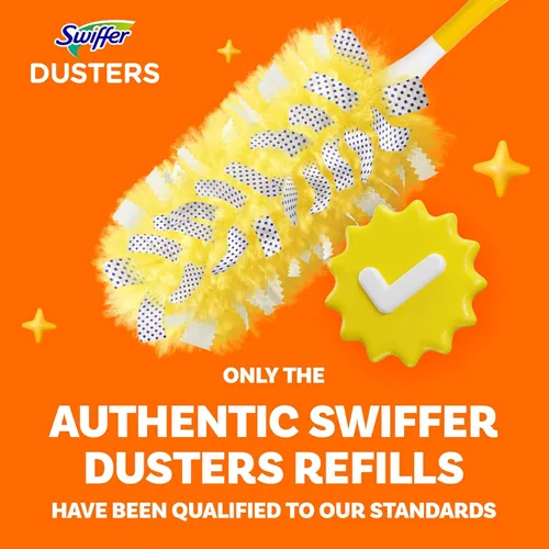 Miniatura 11 de Swiffer Plumeros de repuesto para limpieza, alternativa desechable de plumas y microfibra, para quitar el polvo de muebles, persianas, ventiladores