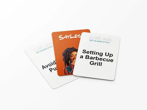 Miniatura 6 de Kinfolk SayLess - El mejor juego familiar para principiantes de fiesta nocturna, estilo tabú, juego de charadas de adivinanzas para risas imparables
