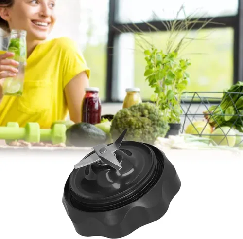 Miniatura 2 de Cuchilla de licuadora, piezas de repuesto de licuadora de ABS y acero inoxidable, cuchilla cruzada fácil de montar para cocina y hogar