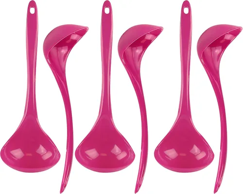 Miniatura 22 de Reston Lloyd Cucharón de melamina para sopa de cocina, utensilio de alta calidad con mango ergonómico resistente al calor, plástico duradero sin