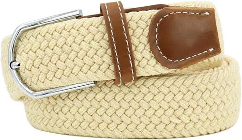 Miniatura 14 de Mixed Color Woven Stretch Braided Belts for Men and Women Fashion Elastic Belts