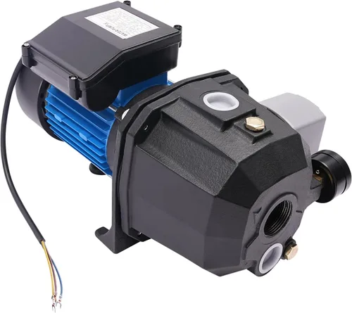 Miniatura 7 de 1HP Bomba de pozo poco profundo, bomba de agua portátil de hierro fundido - Cabeza máxima de 183.7 pies, bombas de presión de agua con interruptor