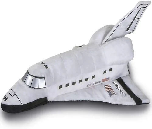 ArtCreativity Peluche de transbordador espacial para niños, nave espacial de astronauta suave y tierna de 14.5 pulgadas, bonita decoración de
