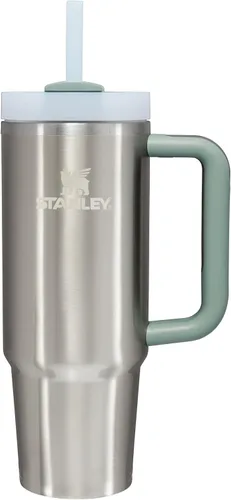 Miniatura 40 de STANLEY Quencher H2.0 FlowState - Vaso térmico de acero inoxidable con aislamiento al vacío, vaso con tapa y pajita para agua, té o café helado