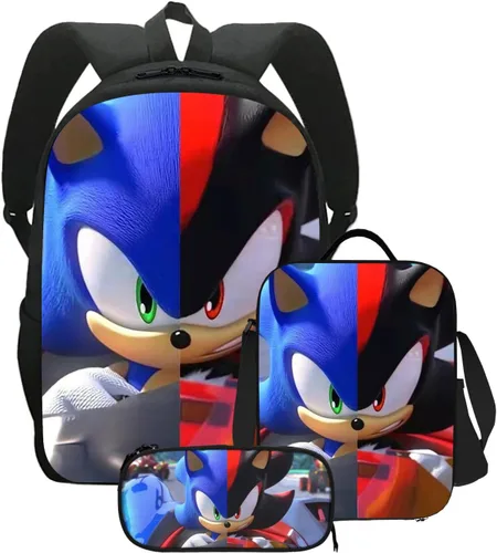 Mochila de dibujos animados con impresión 3D para niños y niñas, mochilas de viaje de anime de 17 pulgadas, unisex, grandes, para laptop, regalos,