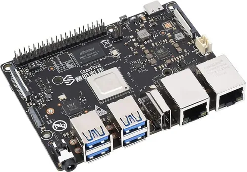Miniatura 8 de WayPonDEV Funda acrílica para computadora VisionFive2 RISC-V Linux de una sola placa (con disipador de calor)