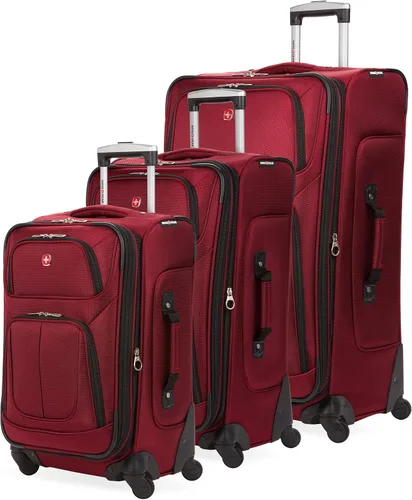 Miniatura 55 de SwissGear - Equipaje suave expandible Sion con ruedas, Negro