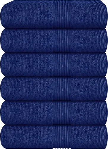 Miniatura 76 de Belizzi Home Toallas de Baño Extragrandes Premium de Algodón Paquete de 2, 35x70 - 100% Algodón Puro - Ideal para Uso Diario - Ultra Suave y Morado