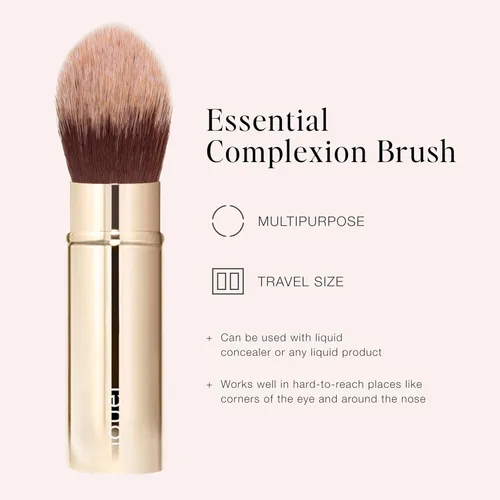 Miniatura 3 de Jouer Essential Travel - Cepillo de maquillaje cosmético para viajes, cerdas sintéticas suaves, sin crueldad, gluten ni parabenos, apto