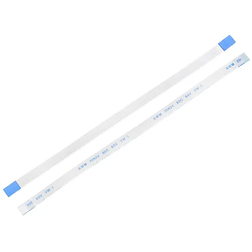 uxcell Cable plano flexible, 10 pines de 0.020 in de paso de 5.906 in FPC FFC cable de cinta flexible para TV LCD, reproductor de DVD, laptop, 5