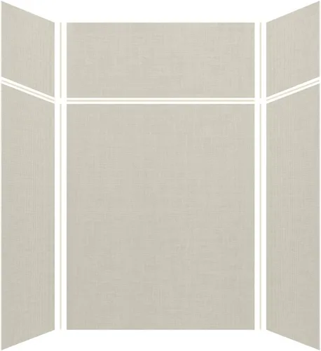 Miniatura 42 de Transolid EWKX483696-41 Expressions - Kit de pared de ducha de 6 paneles con extensión, 36 pulgadas de largo x 48 pulgadas de ancho x 96 pulgadas