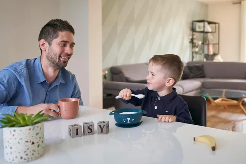 Miniatura 6 de Babymoov TAST'ISY - Juego de alimentación para bebés, cuenco de succión y cuchara de silicona no tóxica sin BPA (apto para microondas y lavavajillas)