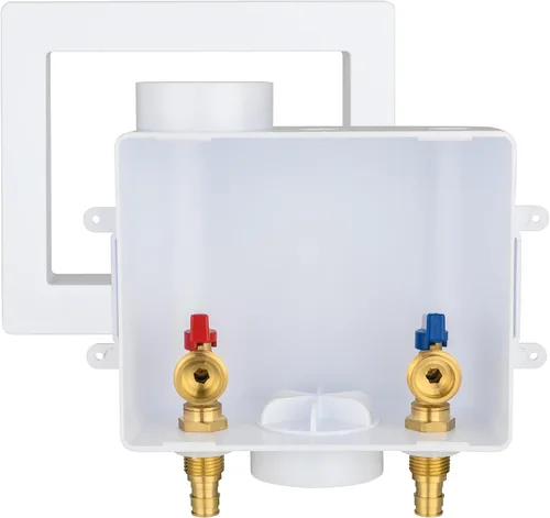 Miniatura 10 de Caja de salida para máquina de hielo con pararrayos de martillo de agua de acero inoxidable, entrada de sudor de 1/2 pulgada (MIP) y conexión