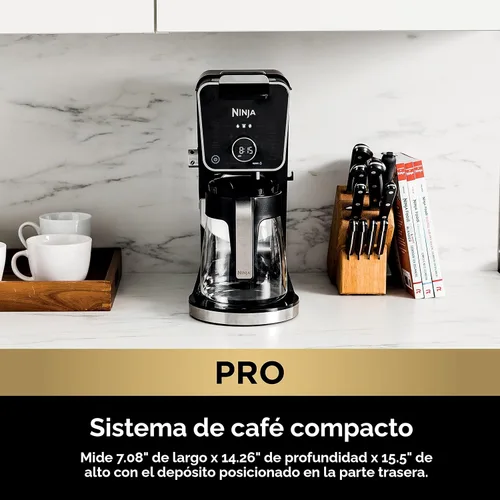 Miniatura 6 de Ninja Cafetera de Café Caliente y Frío, Cafetera de una Sola Porción y Máquina de Café por Goteo, DualBrew Pro Specialty de 12 Tazas con Combo