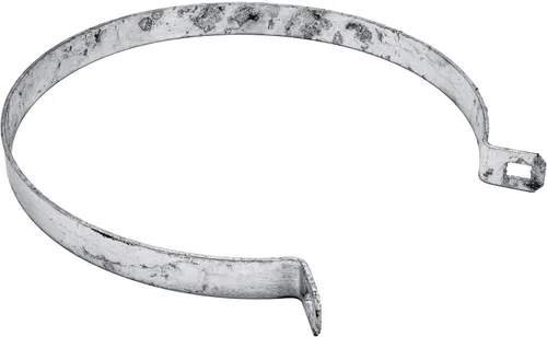 Miniatura 9 de Banda de soporte de 4-1/2 pulgadas para valla de eslabones de cadena, uso para poste/tubería de 4-1/2 pulgadas de diámetro exterior, banda