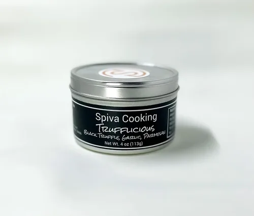Spiva Cooking - Trufflicious - Condimento de trufa negra, ajo y parmesano - Modo de empleo: carnes, pastas, papas, almidones, verduras, alas,
