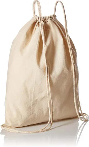 Miniatura 2 de Mochilas con cordeles ToteBagFactory, de algodón, deportivas (paquete de 12 unidades)
