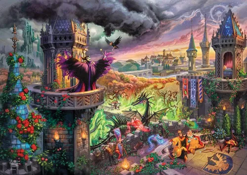 Miniatura 44 de MIGHTYPRINT Disney – La Bella Durmiente – Princesa Aurora y el Príncipe Felipe – Arte de pared duradero de 24 x 17 pulgadas – No hecho de papel