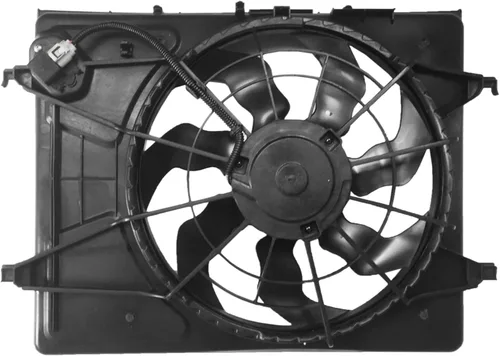 Miniatura 13 de Ensamble de ventilador de refrigeración del radiador PartsFlow para BMW 325Ci/330Ci/320i/325i/325xi/330i/323Ci/323i/328Ci/328i 1999-2006 64546905076