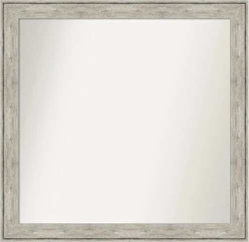 Miniatura 124 de Amanti Art Espejo de baño plateado para sobre fregadero, 28 x 47 pulgadas, espejo rectangular de plata imperial, marco de madera tradicional de gran