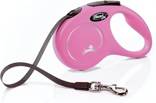 Miniatura 15 de FLEXI Nueva Correa Retráctil Clásica de Cinta para Perros Grandes Hasta 110 Libras – 26 Pies, Negra Correa de Paseo para Mascotas Sin Enredos