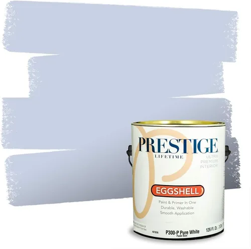 Miniatura 54 de Prestige Paints. - Base y pintura para exteriores en un solo galón, 1 galón. plano, comparable con Sherwin Williams Topsail. SW6799-PCM