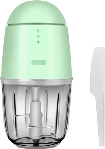 Mini procesador de alimentos – Procesador de alimentos inalámbrico y picador de alimentos pequeño portátil para carne, verduras, ensalada de frutas,