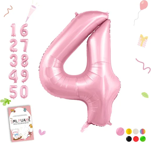 Miniatura 60 de Globos de números de 40 pulgadas del 0 al 9 dorados grandes del número 0, globos digitales para suministros de decoración de celebración de fiesta
