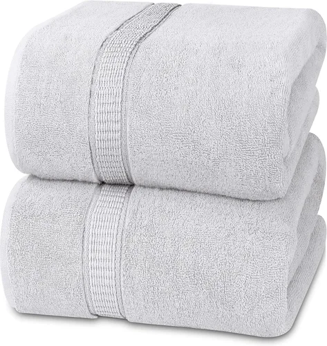 Miniatura 51 de Utopia Towels - Toalla de baño gigante, 2 unidades, 17.69 oz/yd2 (600 gsm), 100% algodón hilado en anillo, altamente absorbentes y de secado rápido