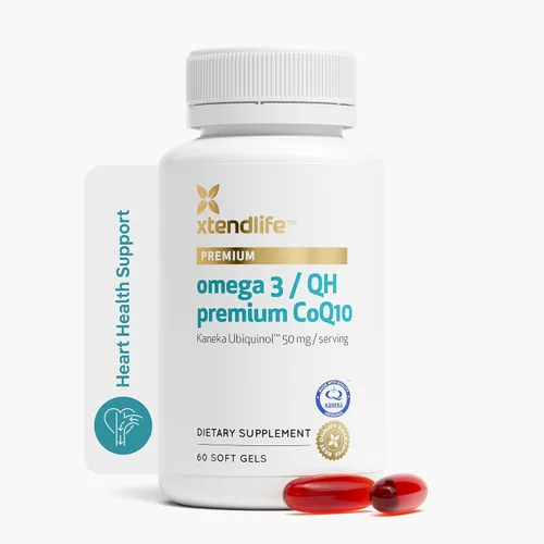 Miniatura 3 de Xtendlife Aceite de pescado Omega 3/DHA 1100 mg (700 mg DHA), suplemento Omega 3 para corazón, cerebro y articulaciones (60 unidades)
