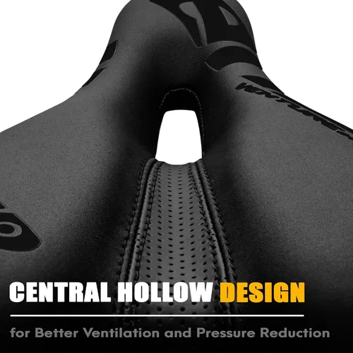 Miniatura 3 de Venzo Comfortable Saddle Bike Seat Soft & Durable Bicycle Seat for MTB, Road, Exercise, Trekking, Folding, Hybrid & Cruiser Bikes Breathable &