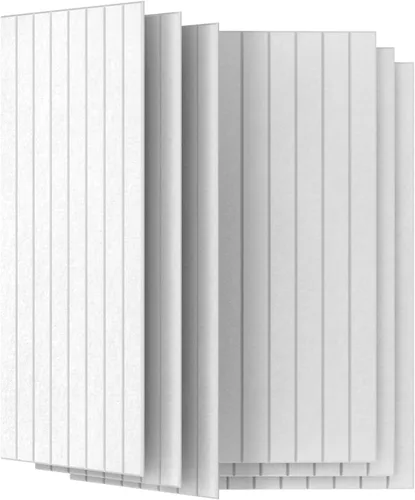 Miniatura 23 de UMIACOUSTICS 6 Piezas 47.2 x 23.6 Pulgadas Panel Acústico, Panel Decorativo de Pared Absorbente de Sonido para Oficina, Cine en Casa, Estudio, Nogal