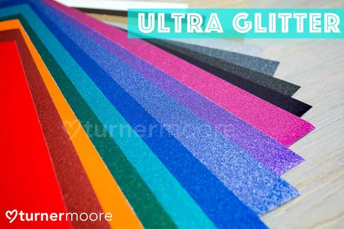 Miniatura 2 de Turner Moore Edition Adhesivo de vinilo con purpurina verde, hojas de vinilo ultra brillante de 12 x 12 pulgadas para Cricut Joy Maker, Silhouette