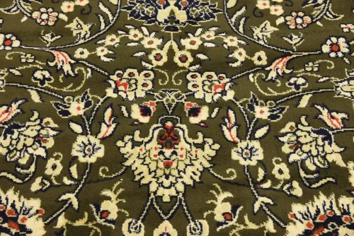 Miniatura 398 de Unique Loom Colección Sialk Hill - Alfombra de área Washington (3 pies 3 pulgadas x 5 pies 3 pulgadas, rectángulo, burdeos/crema)
