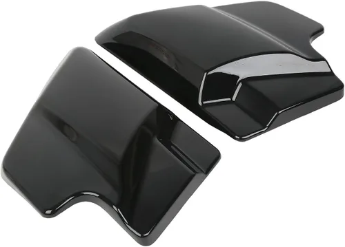 Miniatura 4 de XMT-MOTO - Par de paneles de cubierta lateral de batería para Harley Touring Road King Street Glide Electra Glide 2009 y posterior, negro brillante