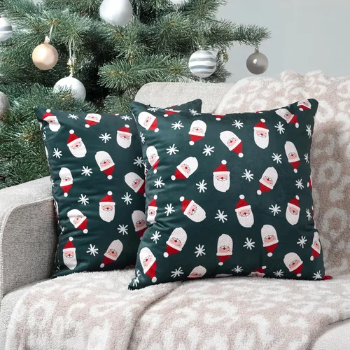 Miniatura 11 de PAVILIA Juego de 2 fundas de almohada negras de 20 x 20 pulgadas, fundas de almohada decorativas para cama, sofá, cojín decorativo bohemio para Negro