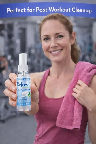 Miniatura 7 de Refresh - Aerosol de papel higiénico (2 onzas líquidas / 2.0 fl oz de tamaño de viaje), alternativa de toallitas húmedas desechables sin alcohol