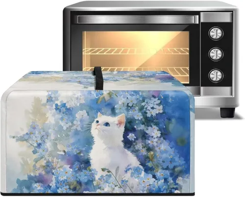 Miniatura 26 de Cubierta de horno de microondas de convección para encimera, tostadora, horno, protector de electrodomésticos para decoración de cocina del hogar