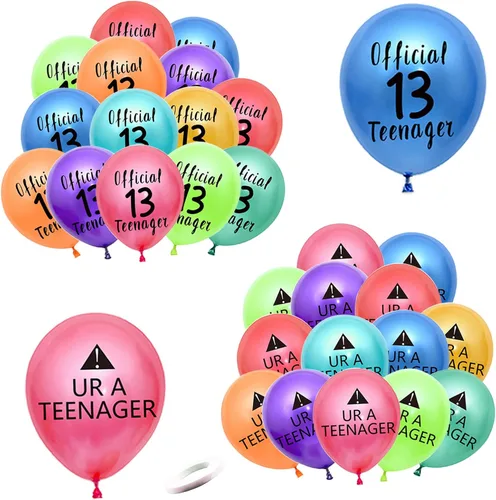 Miniatura 5 de Cartel de fondo oficial de 13 cumpleaños, cartel oficial de fiesta de cumpleaños de 13 años, fondo de fotografía de feliz cumpleaños de 13 años
