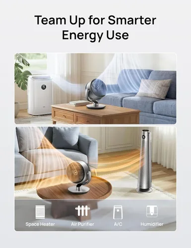 Miniatura 7 de Dreo - Ventilador inteligente silencioso de 16 pulgadas 25dB para dormitorio, ventilador de habitación DC con control remoto, ventilador oscilante