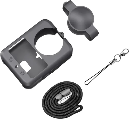 Miniatura 14 de Funda protectora de lente de silicona compatible con Osmo 360 accesorios de cámara de acción (juego C de silicona)