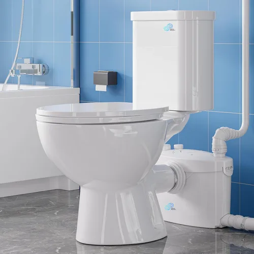 Miniatura 8 de Simple Project Inodoro de Descarga Ascendente para Sótano, Sistema de Inodoros Maceradores con Bomba Maceradora de 600W, Taza de Inodoro