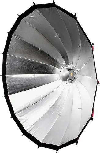 Miniatura 3 de Fotodiox EZ-Pro DLX - Plato de belleza plegable de 60 pulgadas y combinación de caja de luz con inserto Bowens y rejilla, interior reflectante