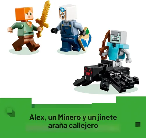 Miniatura 5 de LEGO Minecraft The Pickaxe Mine Juguete para Niños - Juego de construcción para niños y niñas, juguete de Minecraft para fanáticos