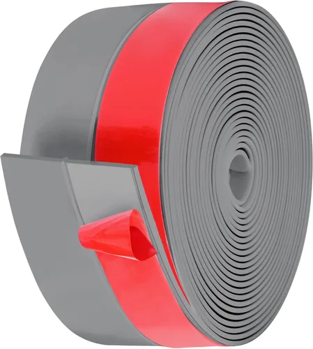 MYFAMIREA Cinta de sellado para puerta 2 pulgadas (ancho) x 40 pies (largo) Cinta adhesiva de sellado de silicona para puerta, tapón de corriente,