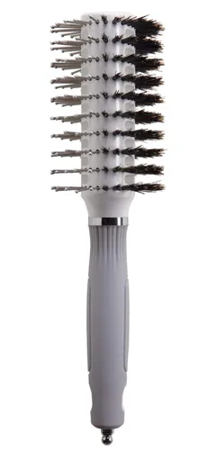 Olivia Garden Turbo Vent Oval Twin & Cepillo de pelo 100% de jabalí
